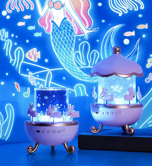 Karussell Nachttischlampe