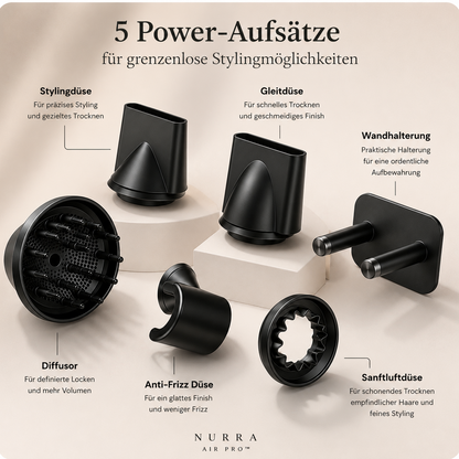 NURRA AIR PRO™ | 5-in-1 Haarstyler